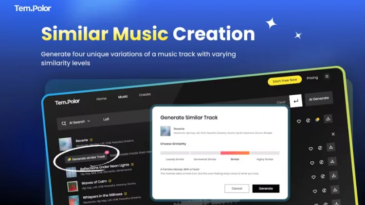 Similar Music Creation