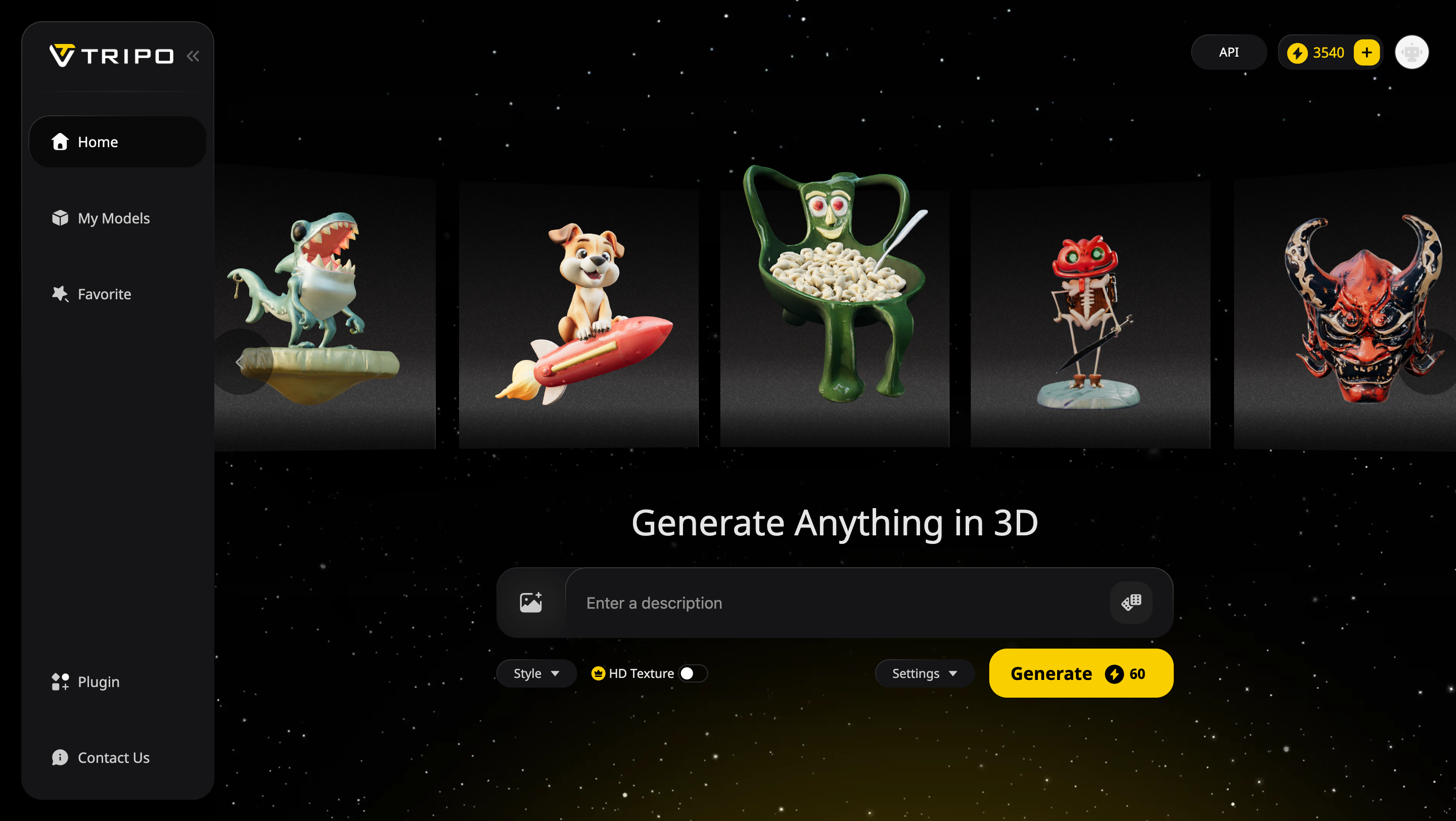Tripo AI Advanced 3D Model Generator From Images Or Texts Tem Polor Tripo AI Advanced 3D Model Generator From Images Or Texts Tem Polor